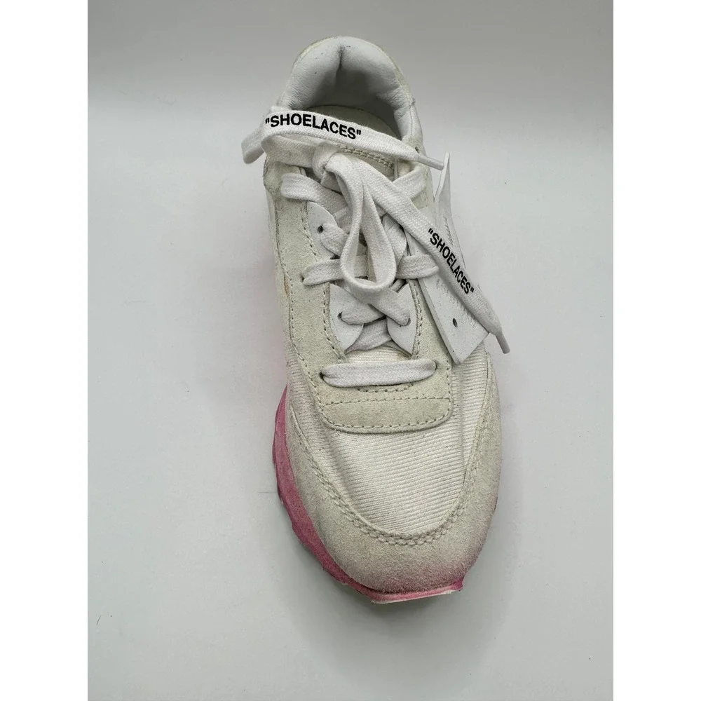 Off-White Kids Runner Sneakers White‎ Pink Gradient OMIA139S20800020